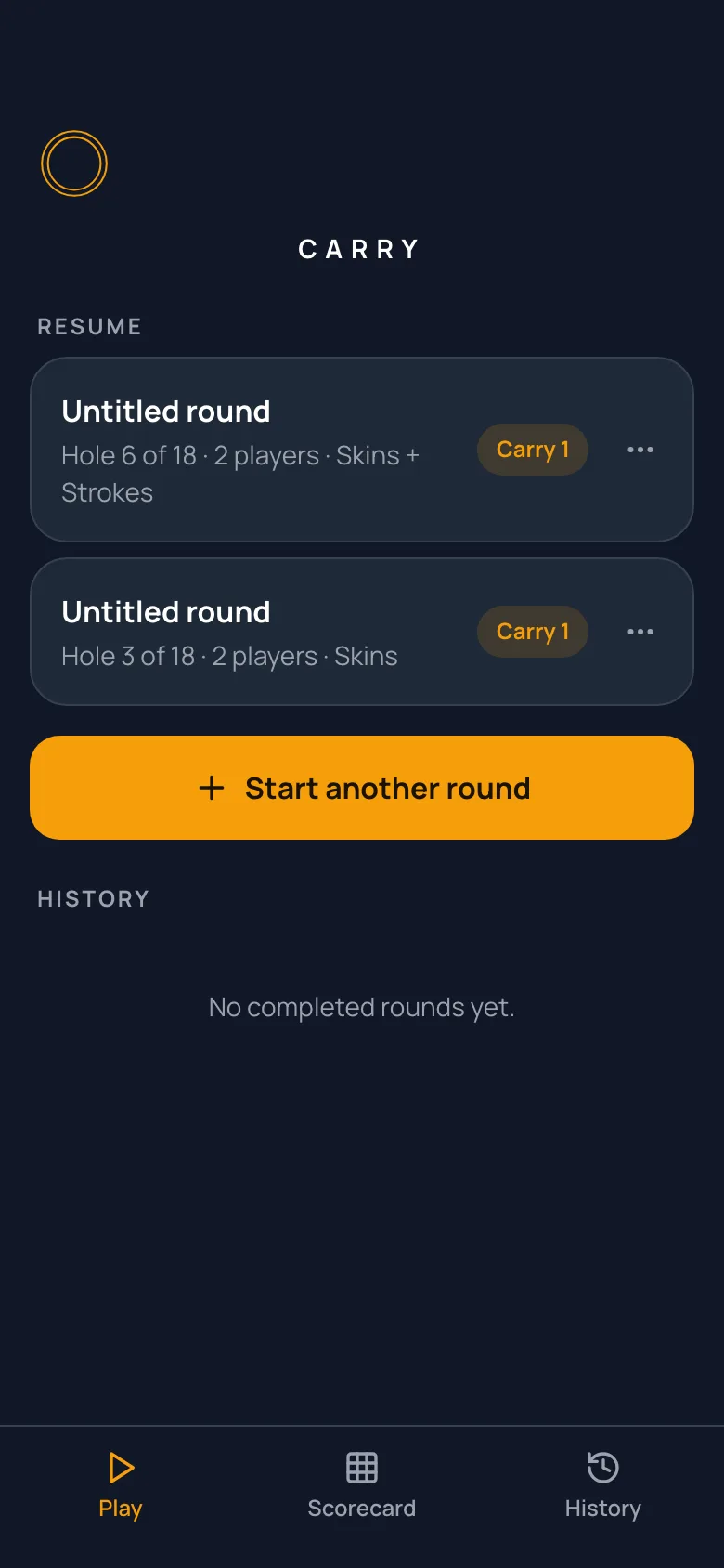 Carry screenshot